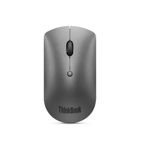 Беcпроводная мышь Lenovo ThinkBook Bluetooth Silent Mouse, Серый