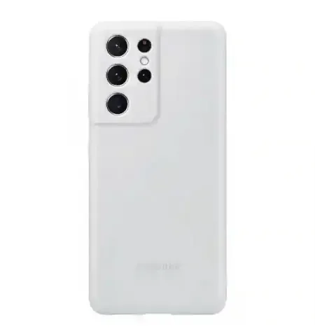 Чехол Samsung Silicone Cover for Galaxy S21 Ultra, Серый