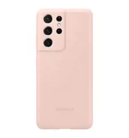 Чехол Samsung Silicone Cover for Galaxy S21 Ultra, Розовый