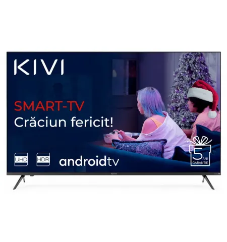 55" LED SMART Телевизор KIVI 55U740LB, 3840 x 2160 4K, Android TV, Чёрный