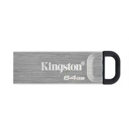 USB Flash накопитель Kingston DataTraveler Kyson, 64Гб, Серебристый