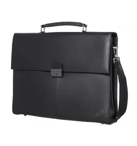 Сумка для ноутбука Lenovo Executive Leather, 14", Натуральная кожа, Чёрный