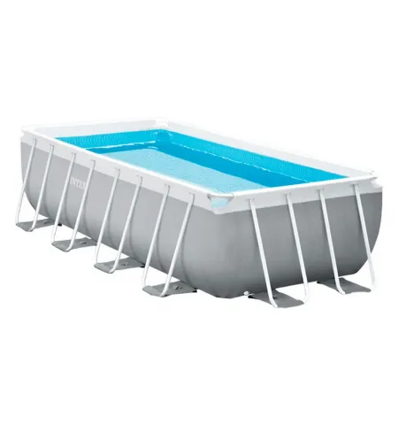 Piscina cu cadru metalic Intex Metal Frame, 6836L, Gri, 26788