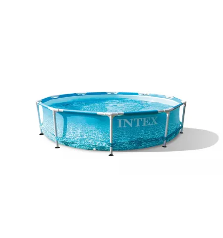 Piscina cu cadru metalic Intex Metal Frame, 4485L, Albastru deschis, 28206