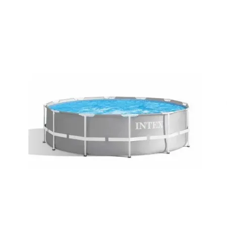 Piscina cu cadru metalic Intex Prism Frame, 8592L, Gri, 26716