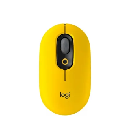 Mouse Wireless Logitech POP, Galben