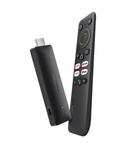 Медиаплеер Realme 4K Smart Google TV Stick, Чёрный