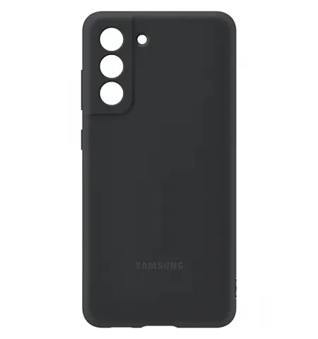 Чехол Samsung Silicone Cover for Galaxy S21 FE, Чёрный