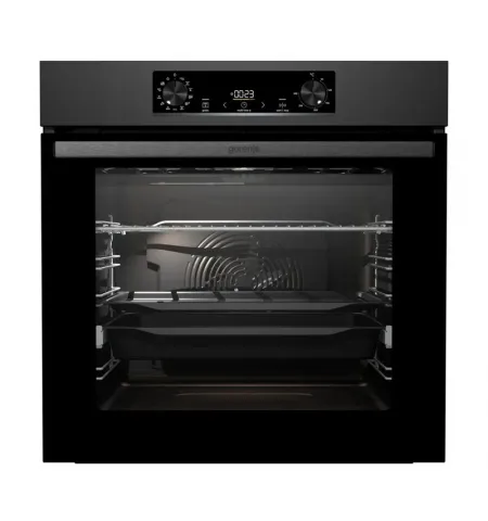 Электрический духовой шкаф Gorenje BOS6737E20FBG, Чёрный