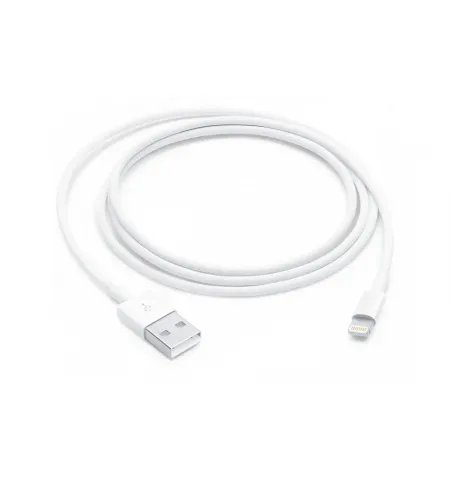 Кабель для зарядки и синхронизации Apple A1480, USB Type-A/Lightning, 1м, Белый