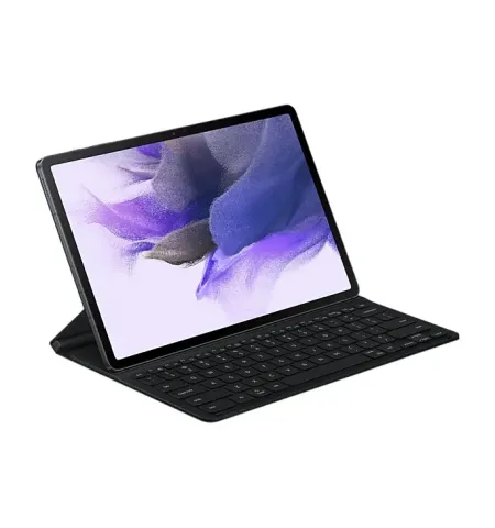 Husa pentru tableta Samsung Galaxy Tab S7+ Book Cover Keyboard, 12,4", Poliuretan, Negru