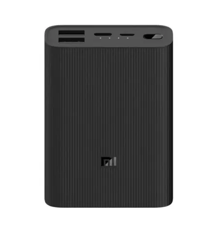 Портативное зарядное устройство Xiaomi Power Bank 3, 10000мА·ч, Чёрный