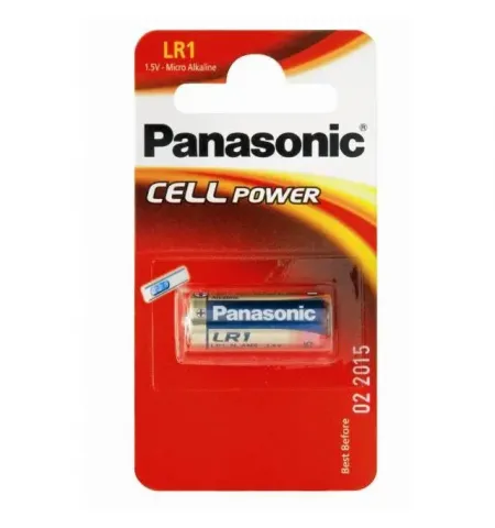 Батарейки Panasonic LR1L, LR1, 1шт.