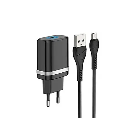 incarcator Xpower Charger + Micro-USB Cable, 1USB, QC3.0, Alb