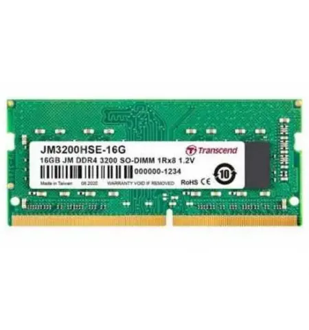 Memorie RAM Transcend JM3200HSE-16G, DDR4 SDRAM, 3200 MHz, 16GB, JM3200HSE-16G