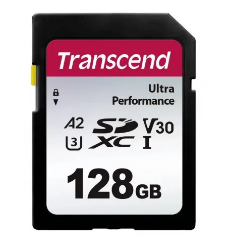 Карта памяти Transcend SDXC 340S, 128Гб (TS128GSDC340S)