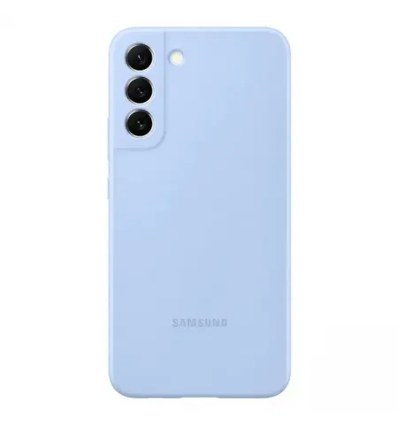 Чехол Samsung Silicone Cover for Galaxy S22+, Голубой