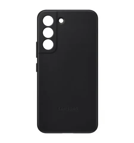 Husa Samsung Leather Cover for Galaxy S22, Negru