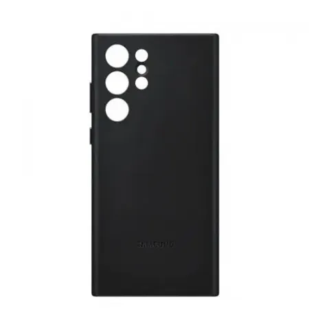 Husa Samsung Leather Cover for Galaxy S22 Ultra, Negru