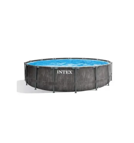 Каркасный бассейн Intex GreyWood Premium, 16805л, Серый, 26742