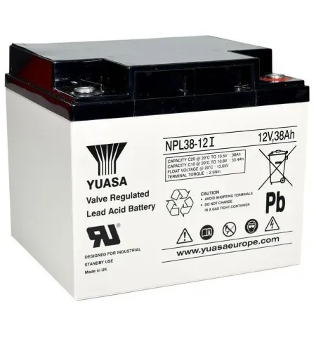 Baterie UPS 12V/  38AH Yuasa NPL38-12I, 10-12 years, Long Life