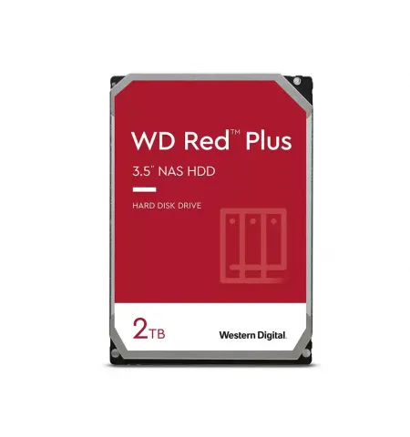 Unitate HDD Western Digital WD Red Plus, 3.5", 2 TB