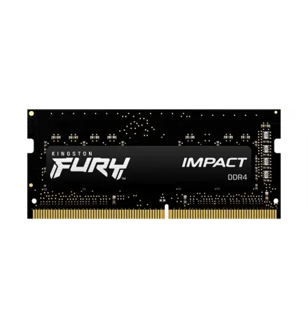 Оперативная память Kingston FURY Impact, DDR4 SDRAM, 3200 МГц, 16Гб, KF432S20IB/16