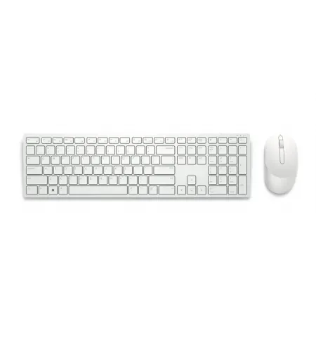 Set Tastatura + Mouse DELL KM5221W, Fara fir, Alb