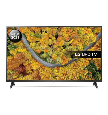 55" LED SMART TV LG 55UP75006LF, 3840x2160 4K UHD, webOS, Negru