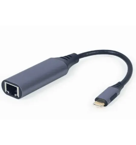 Адаптер USB Cablexpert A-USB3C-LAN-01, USB Type-C (M) - , 0,15м, Серый