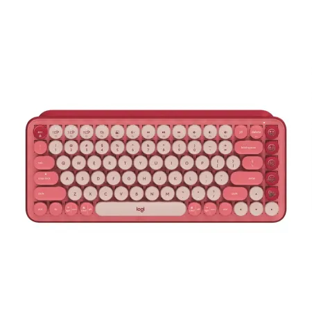 Клавиатура Logitech POP Keys, Беспроводное, Розовый