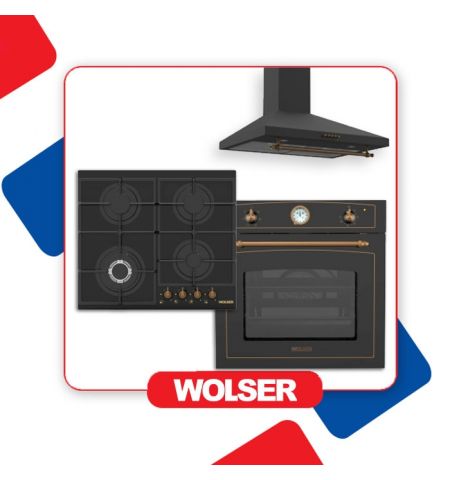 SET bucatarie WOLSER Rustic Black 123423/123422/121570