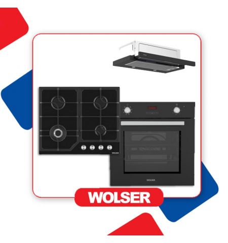 SET bucatarie WOLSER Black 122811/122396/123380