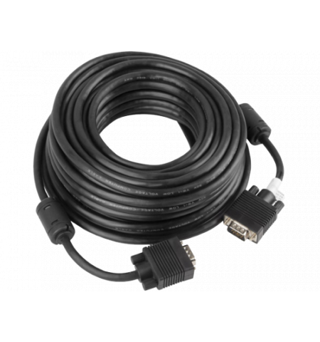 Cable VGA  M/M  15m  HD15M/HD15M, LANBERG CA-VGAC-10CC-0150-B