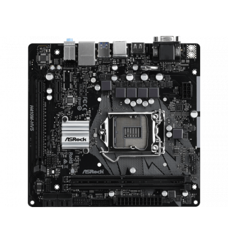 MB ASRock H410M-HVS, Socket 1200, Intel H410 , Dual 2xDDR4-2933, CPU Intel graphics, VGA, HDMI, 1xPCIe X16, 1xPCIe 2.0 x1, 6xSATA3, ALC887 HDA, GbE LA