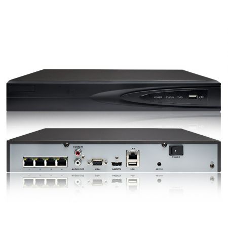 Recorder NVR 4-ch Hikvision DS-7604NI-K1