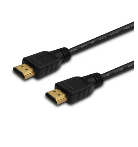 Cable HDMI M to HDMI M  10m  v1.4  SAVIO CL-34 gold-plated, ethernet / 3D