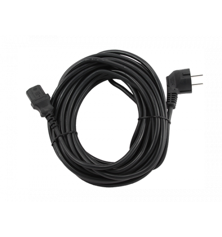 Power cord - 10m - GEMBIRD PC-186-VDE-10M, Schuko input / C13 output, VDE approved, Black