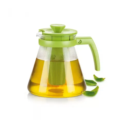 646623.25  Ceainic din sticla cu infuzor TEO 1.25 l, verde