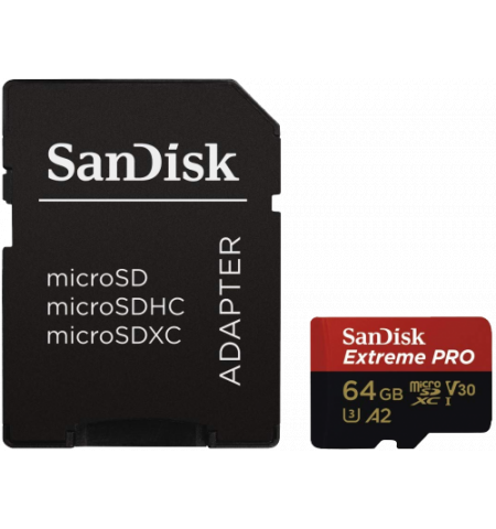 64GB SanDisk MicroSDHC class 10  SDSQXCY-064G-GN6MA