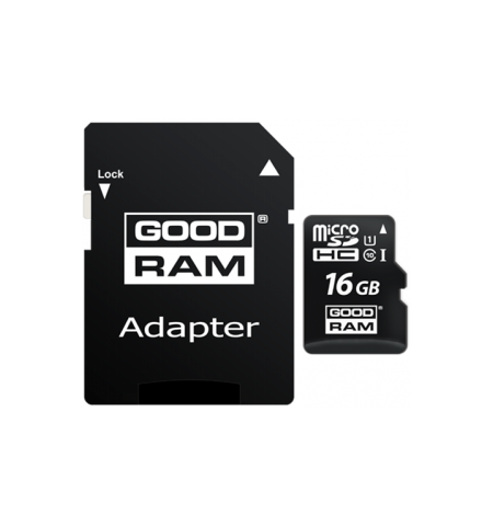 Goodram 16GB MicroSD Card + SD Adapter