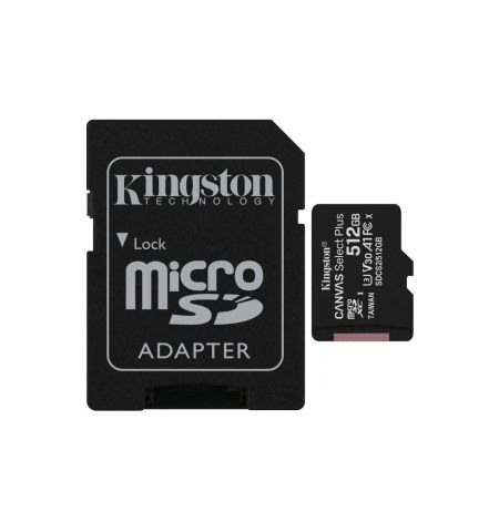 Kingston 512GB MicroSD Card + SD Adapter