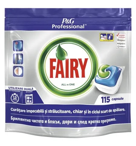 Capsule All in One Fairy P&G Professional, 115 buc