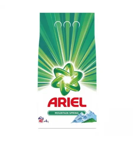 Detergent de rufe Ariel Mountain Spring, 4 kg