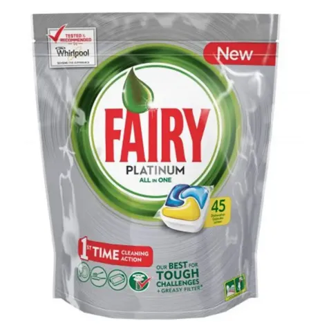 Капсулы All in One Fairy Platinum, 45 шт