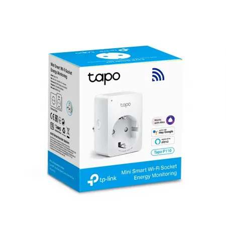 Умная розетка TP-LINK Tapo P110, Белый