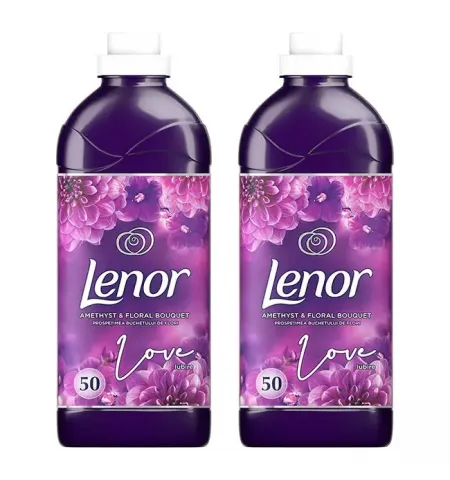 Кондиционер для белья Lenor Amethyst & Floral Bouquet, 1.5 Л + 1.5 Л