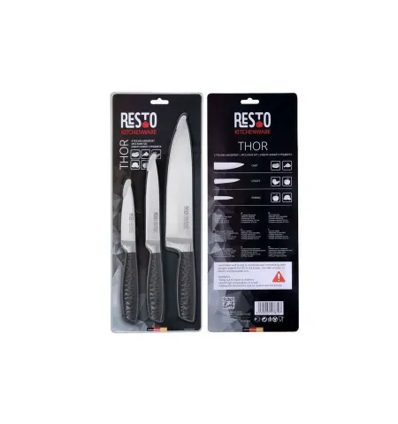 Набор ножей RESTO 95502, Чёрный