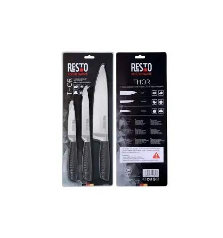 Set de Cutite RESTO 95502, Negru