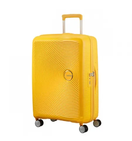 Чемодан для багажа American Tourister SOUNDBOX, 81л, Золотисто-жёлтый